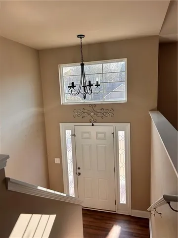 a view of an entryway