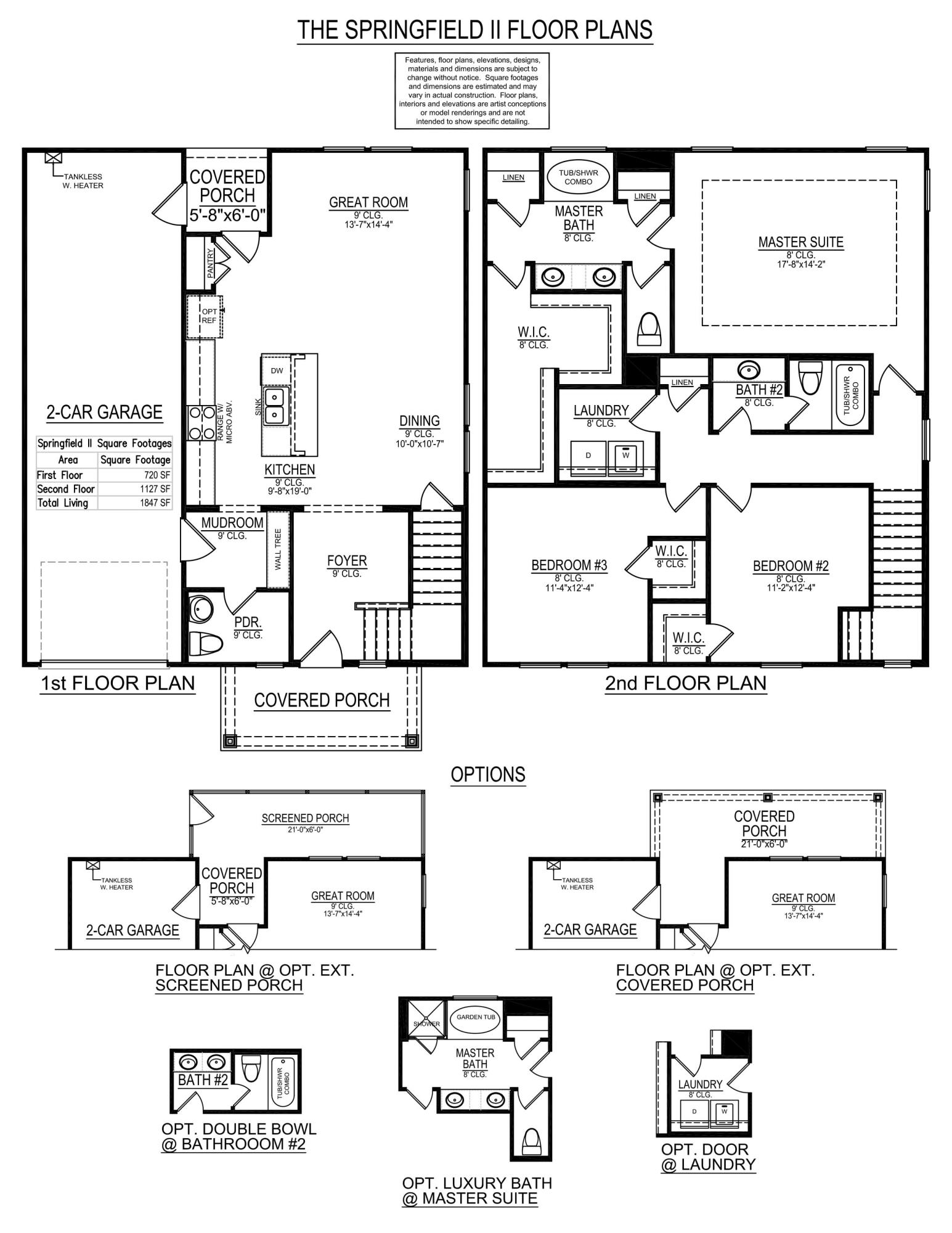 4124 Rigsby Lane, Unit 94 Charleston, SC 29414 - Photo 2 of 2 MHB_Springfield II_MKT FLR PLANS_06.13.1