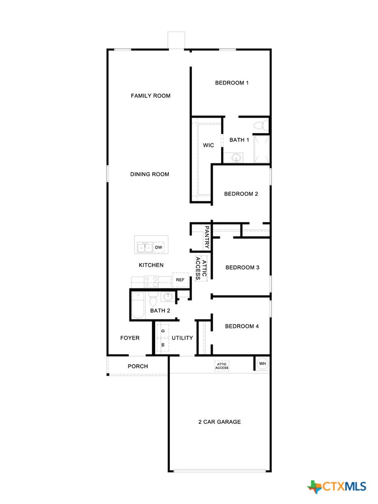 401 Wild Goose Drive Luling, TX 78648 - Photo 2 of 34 a picture of a floor plan
