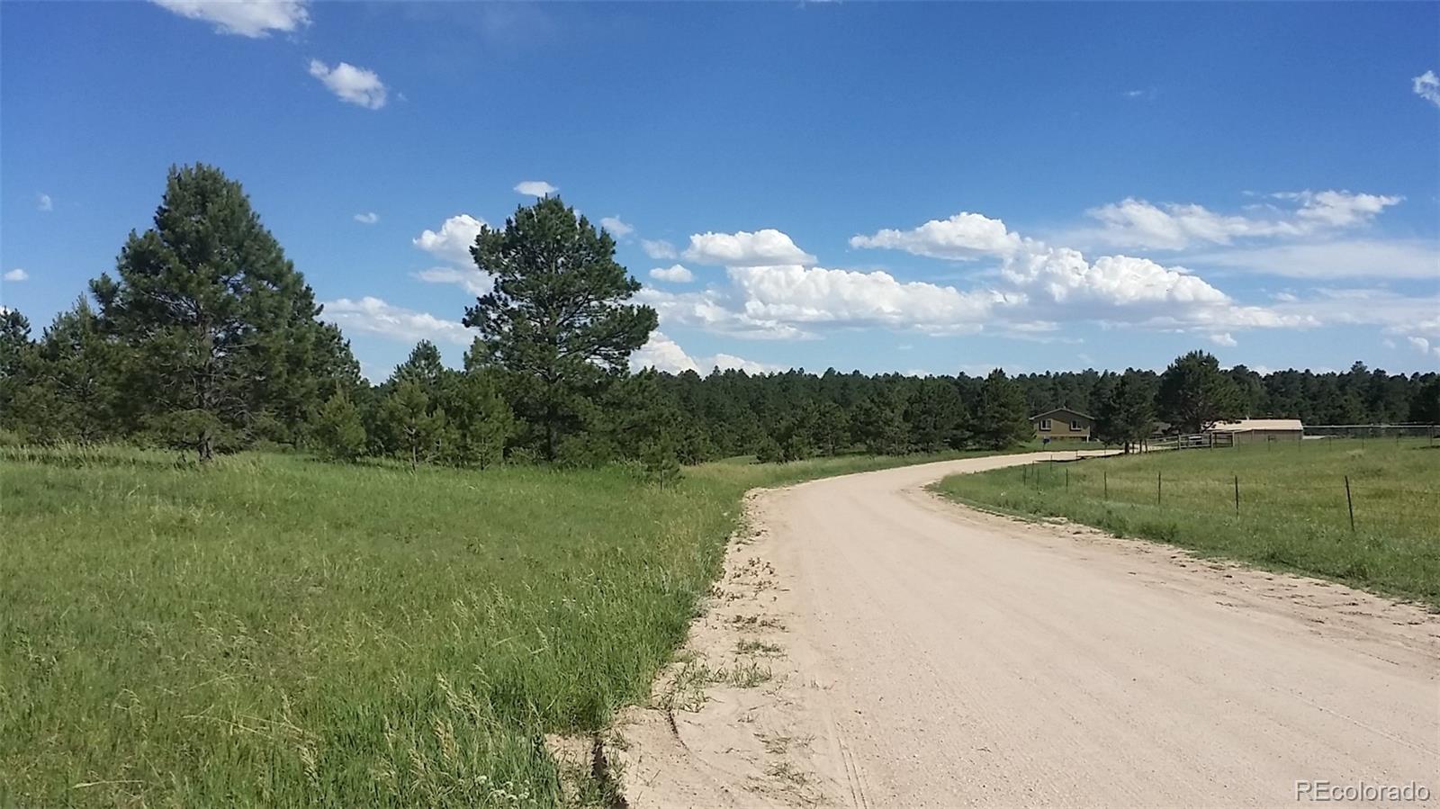 15815 Softwood Road Elbert, CO 80106 - Photo 5 of 17 a view of a lake with a yard