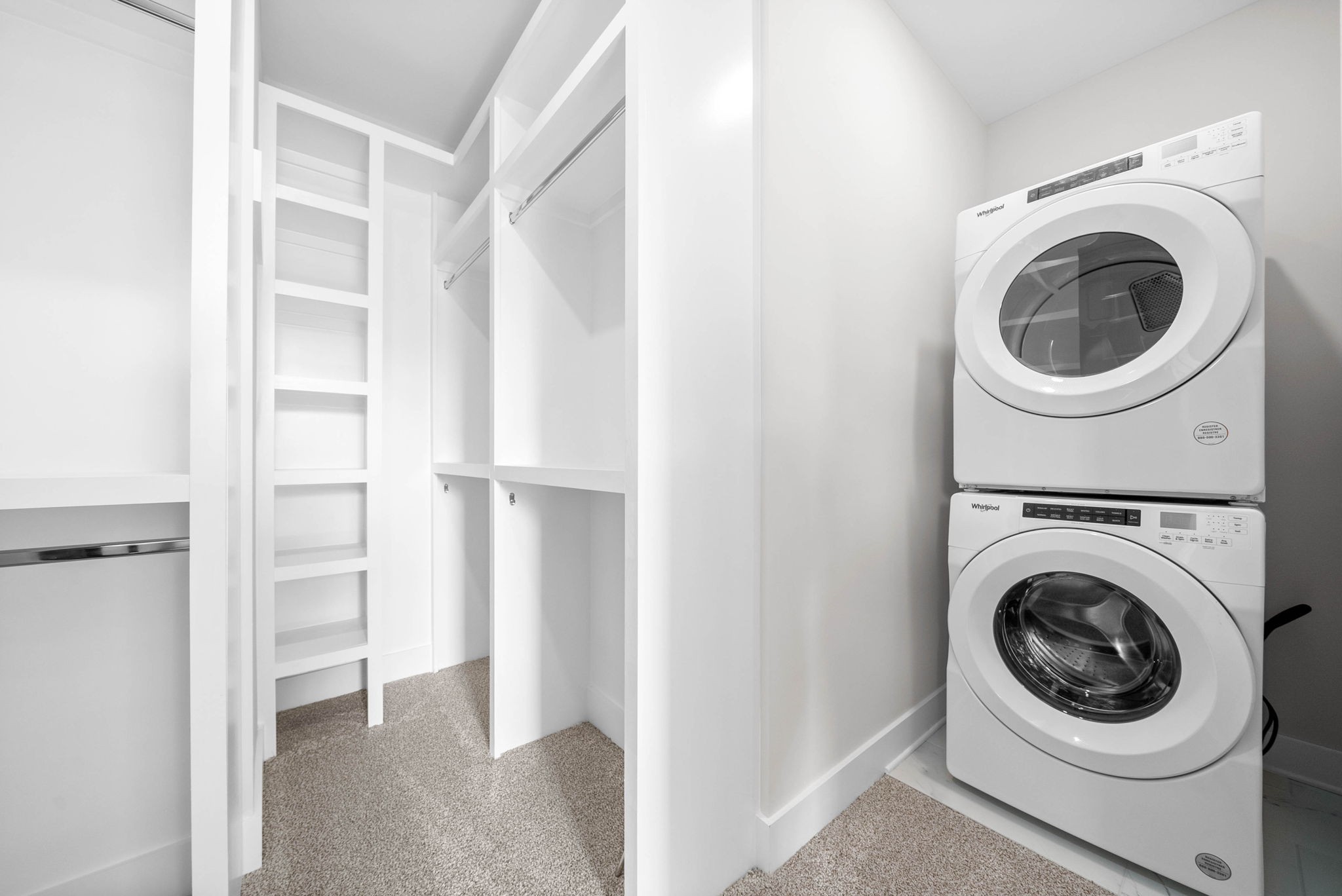 122 Augusta Trail Springfield, TN 37172 - Photo 20 of 51 a view of a hallway with washer and dryer