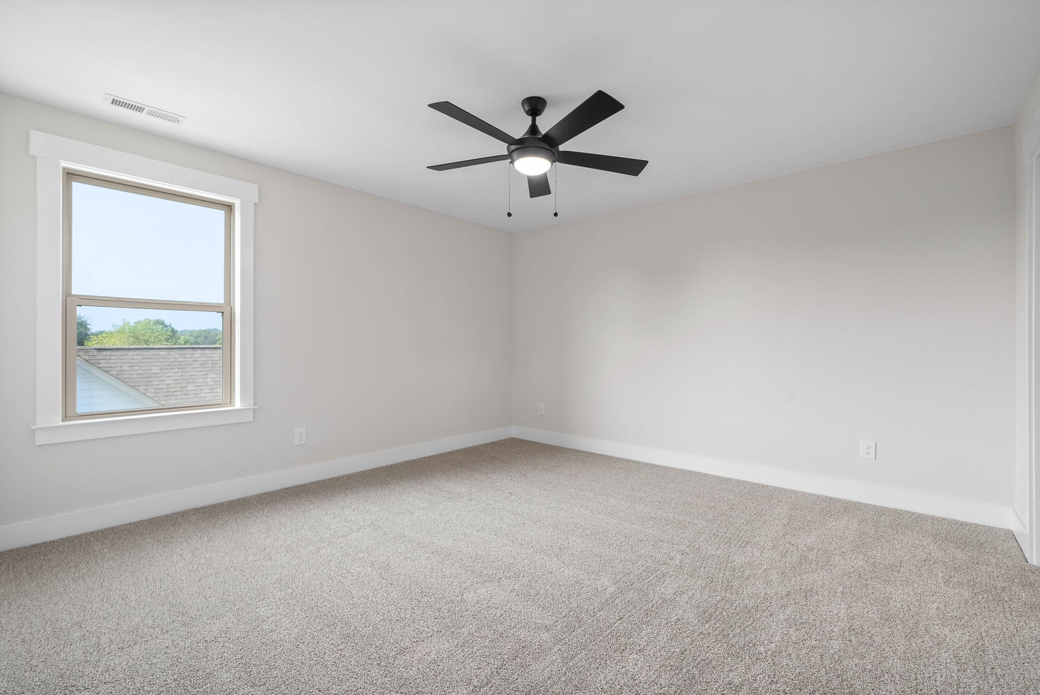 122 Augusta Trail Springfield, TN 37172 - Photo 26 of 51 an empty room with a window and a ceiling fan