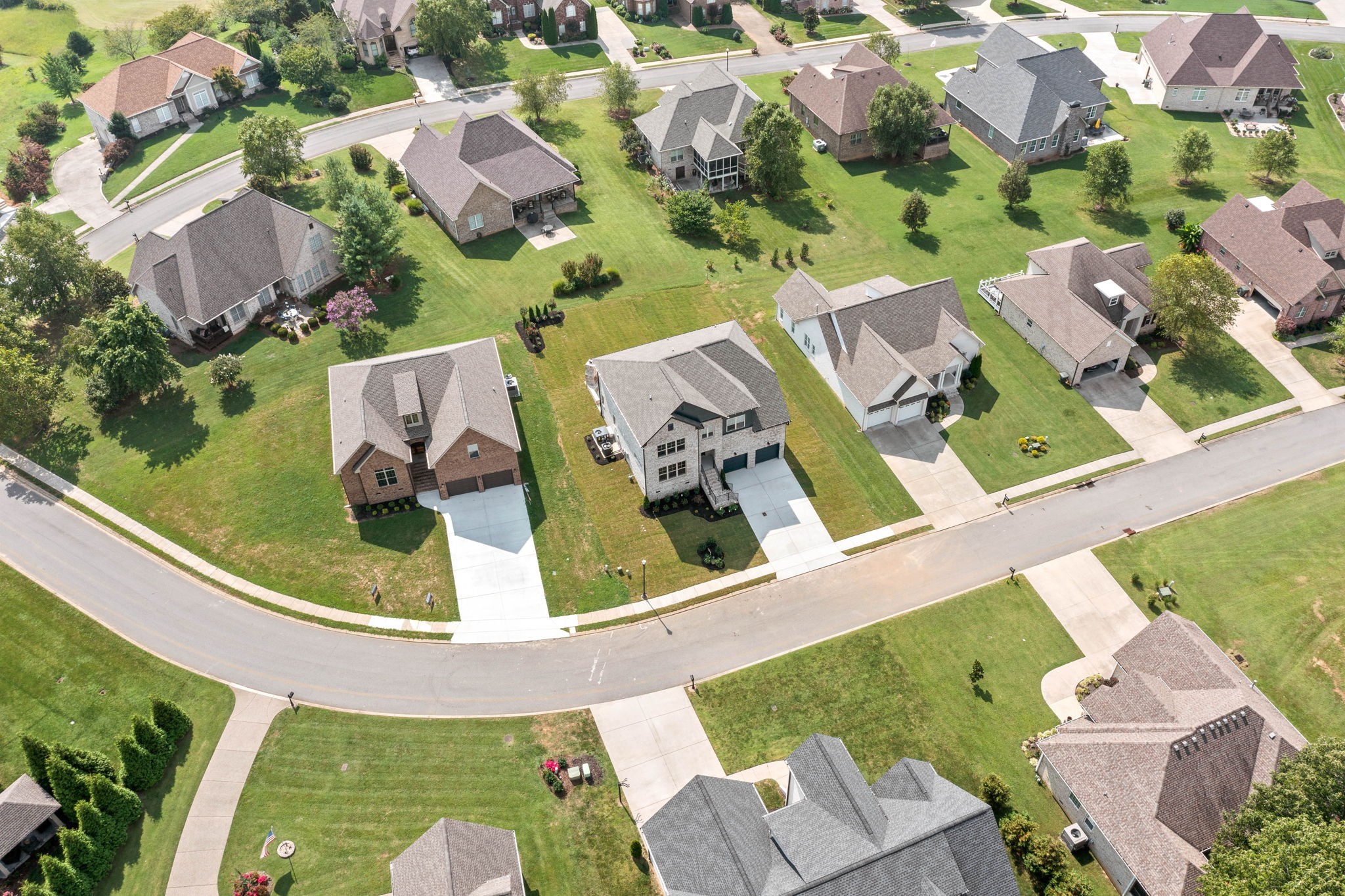 122 Augusta Trail Springfield, TN 37172 - Photo 48 of 51 an aerial view of a house with swimming pool and outdoor seating