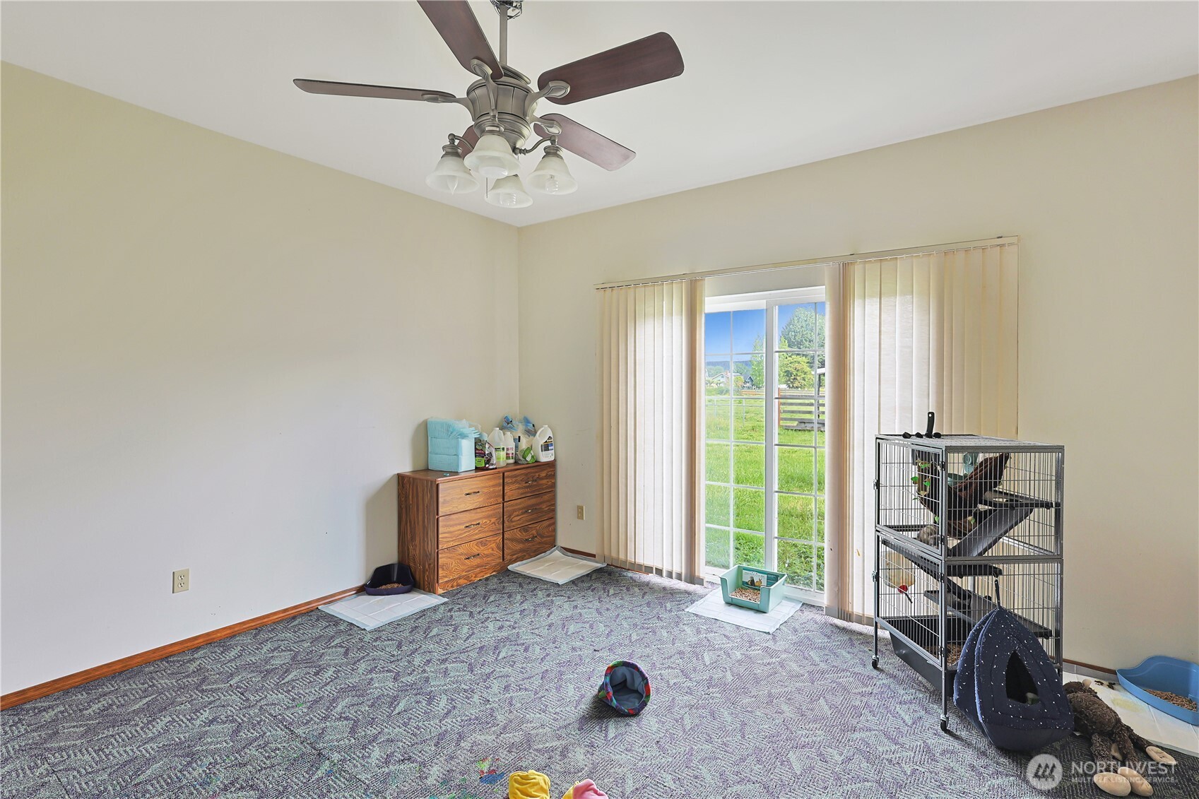 447 Boistfort Road Curtis, WA 98538 - Photo 29 of 40 a view of room with workspace and windows