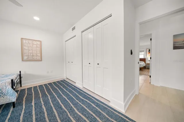 a view of a hallway with interior of the house