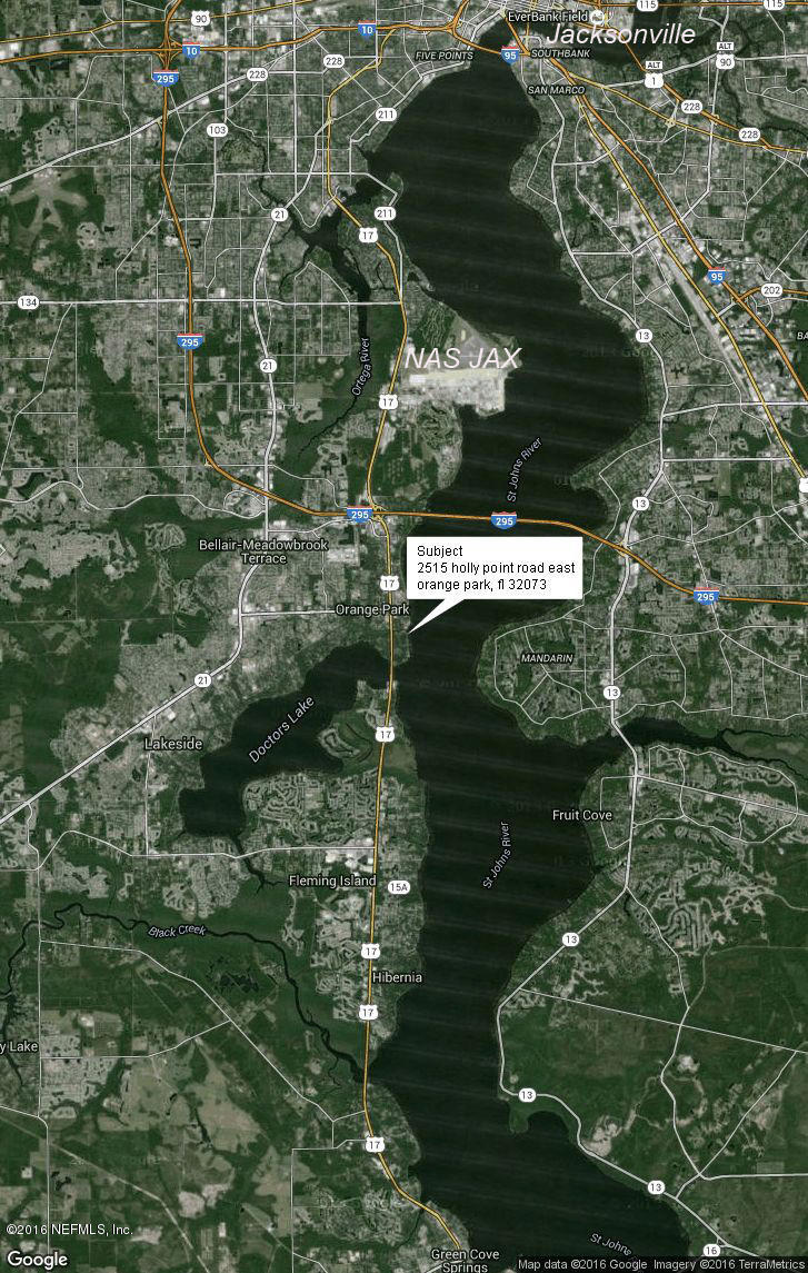 2515 Holly Point Road East Orange Park, FL 32073 - Photo 58 of 58 Orange Park to Jacksonville