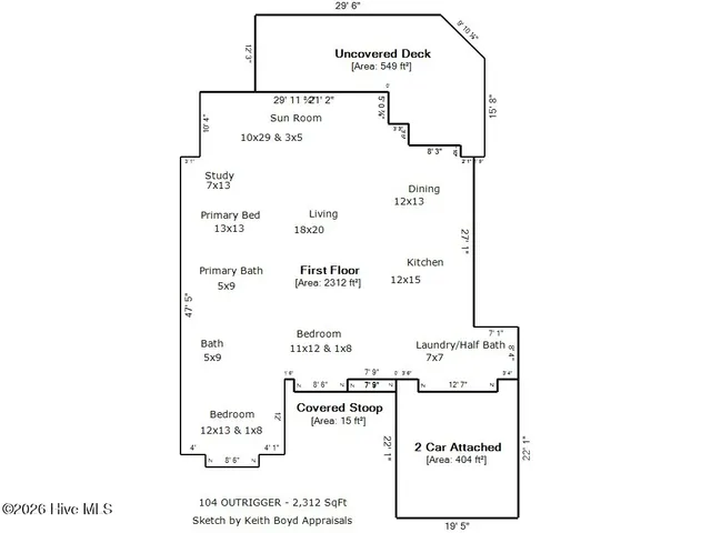$575,000 | 104 Outrigger Road, New Bern, NC 28562