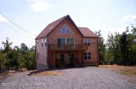 75 Buck Hill Road Blakeslee, PA 18610 - Photo 1 of 5 4 Story Log Sided Home