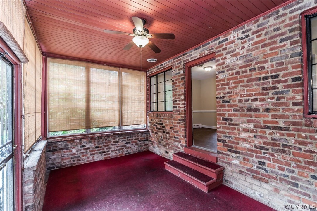 6008 Brookfield Road Richmond, VA 23227 - Photo 21 of 28 a room with windows and ceiling fan