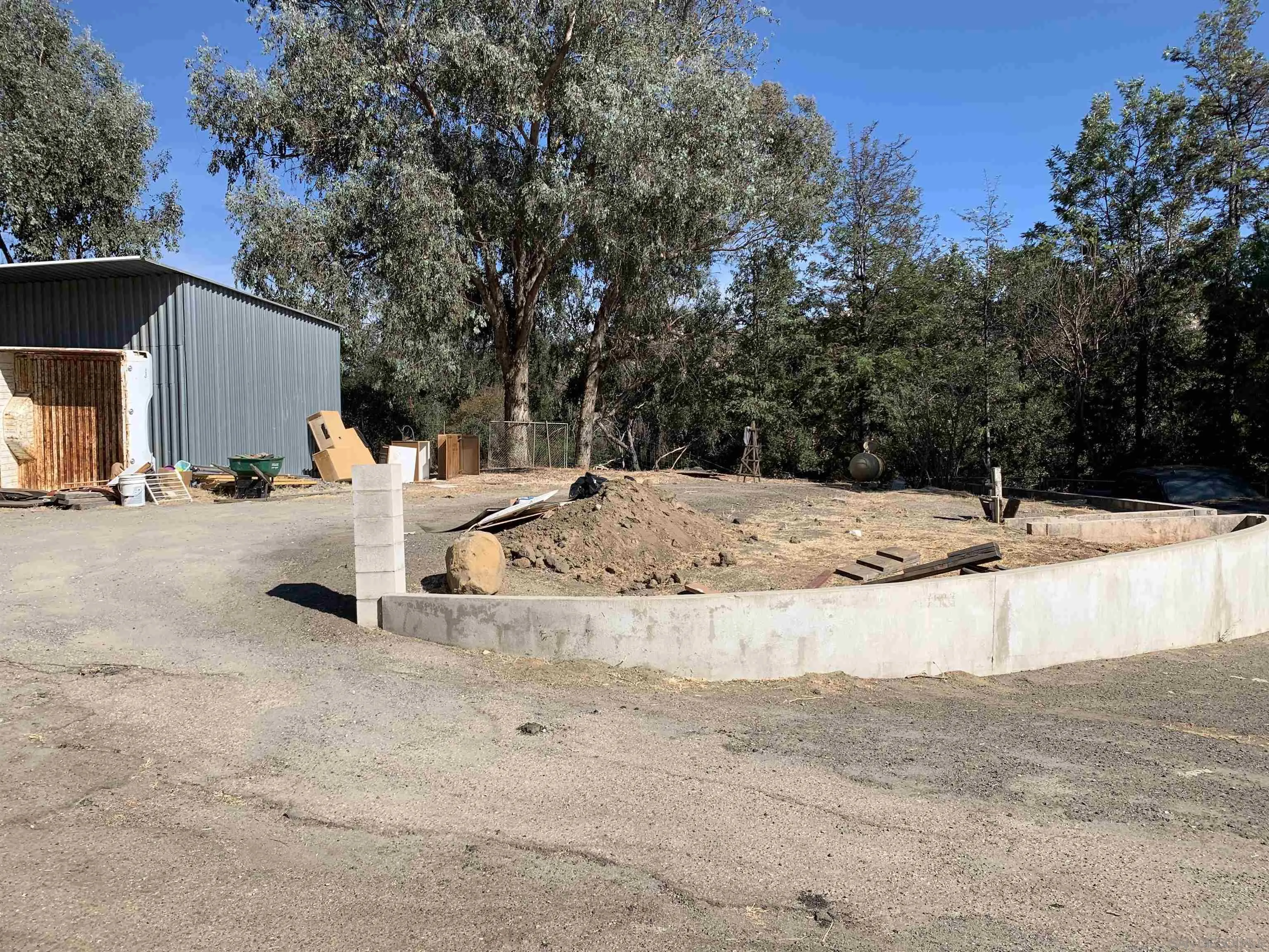 9935 Blossom Valley Road El Cajon, CA 92021 - Photo 30 of 36 a view of a yard with snow on the road