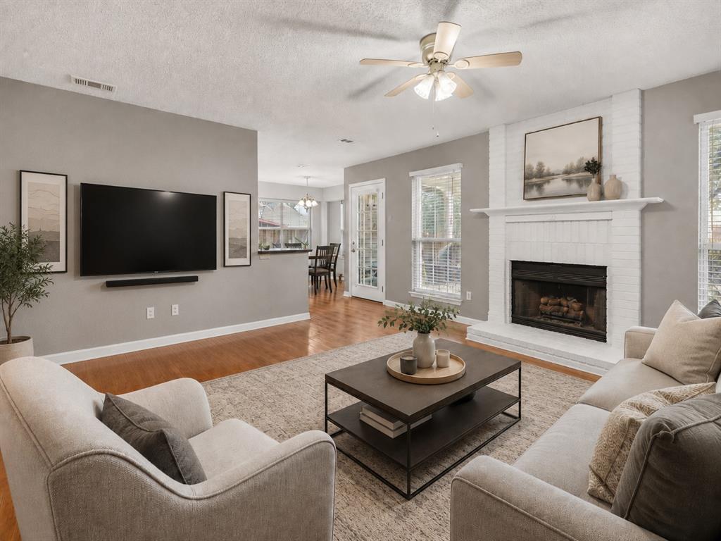 805 Fall Drive Allen, TX 75002 - Photo 9 of 21 Living Room - AI Generated