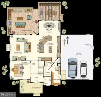 a picture of a room with a lot of white walls