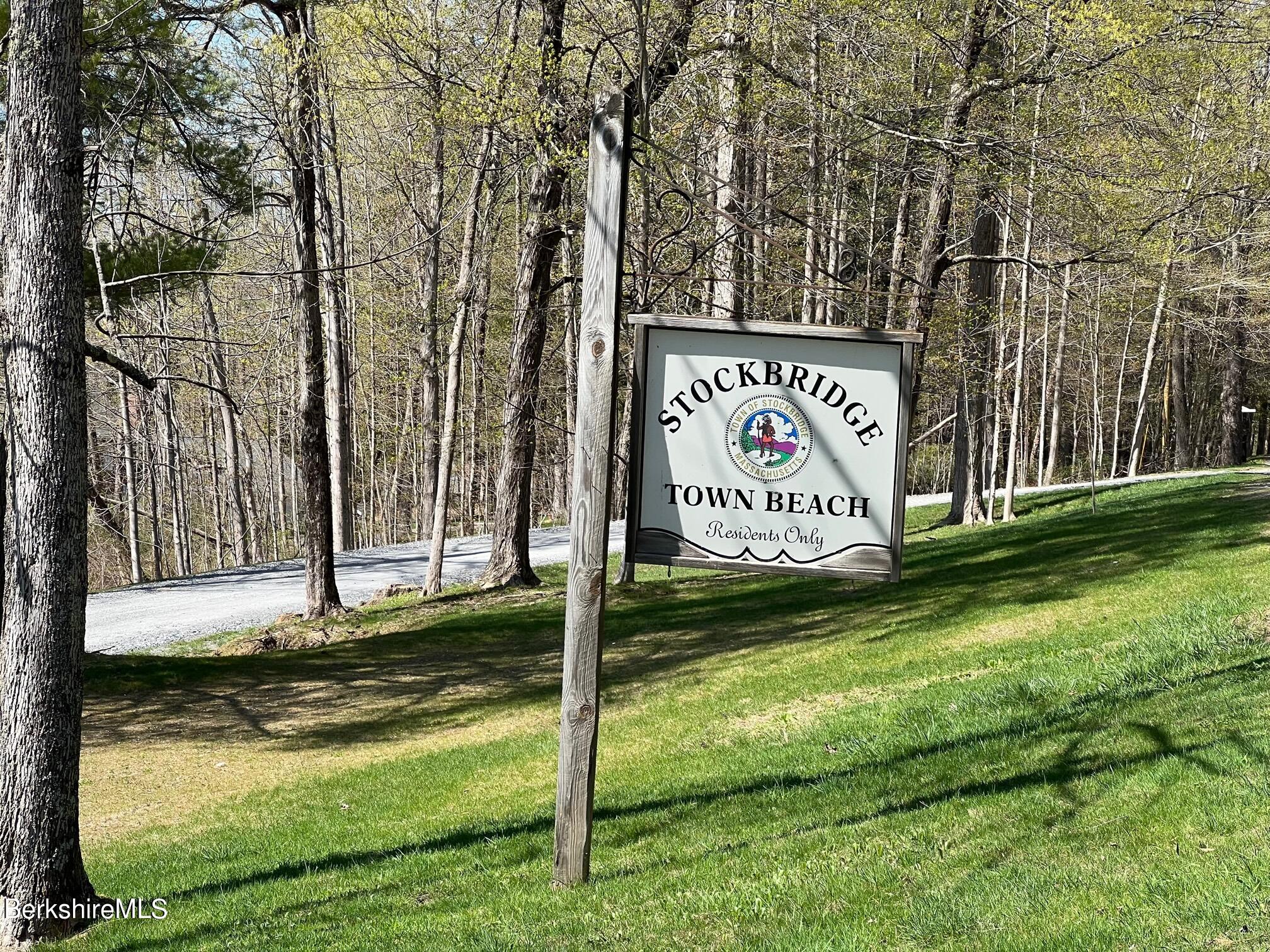 1 Housatonnuck Road Stockbridge, MA 01262 - Photo 7 of 7 a view of a park with large trees