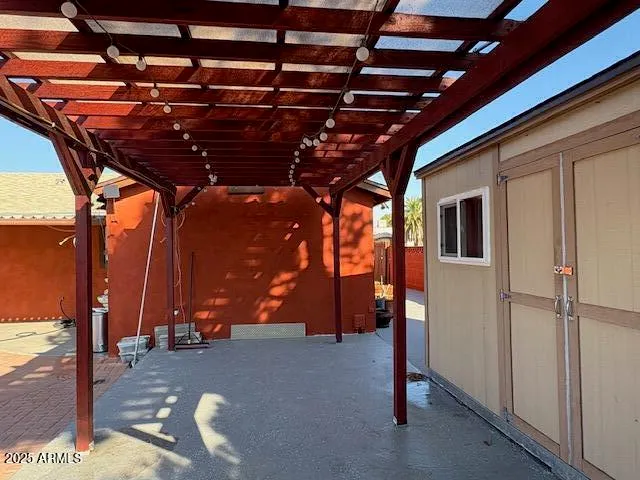 a view of a big room