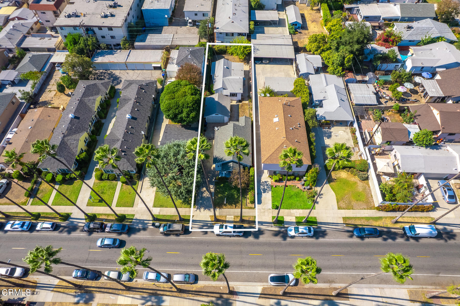 1159 Western Avenue Glendale, CA 91201 - Photo 38 of 52 an aerial view of multiple houses with yard