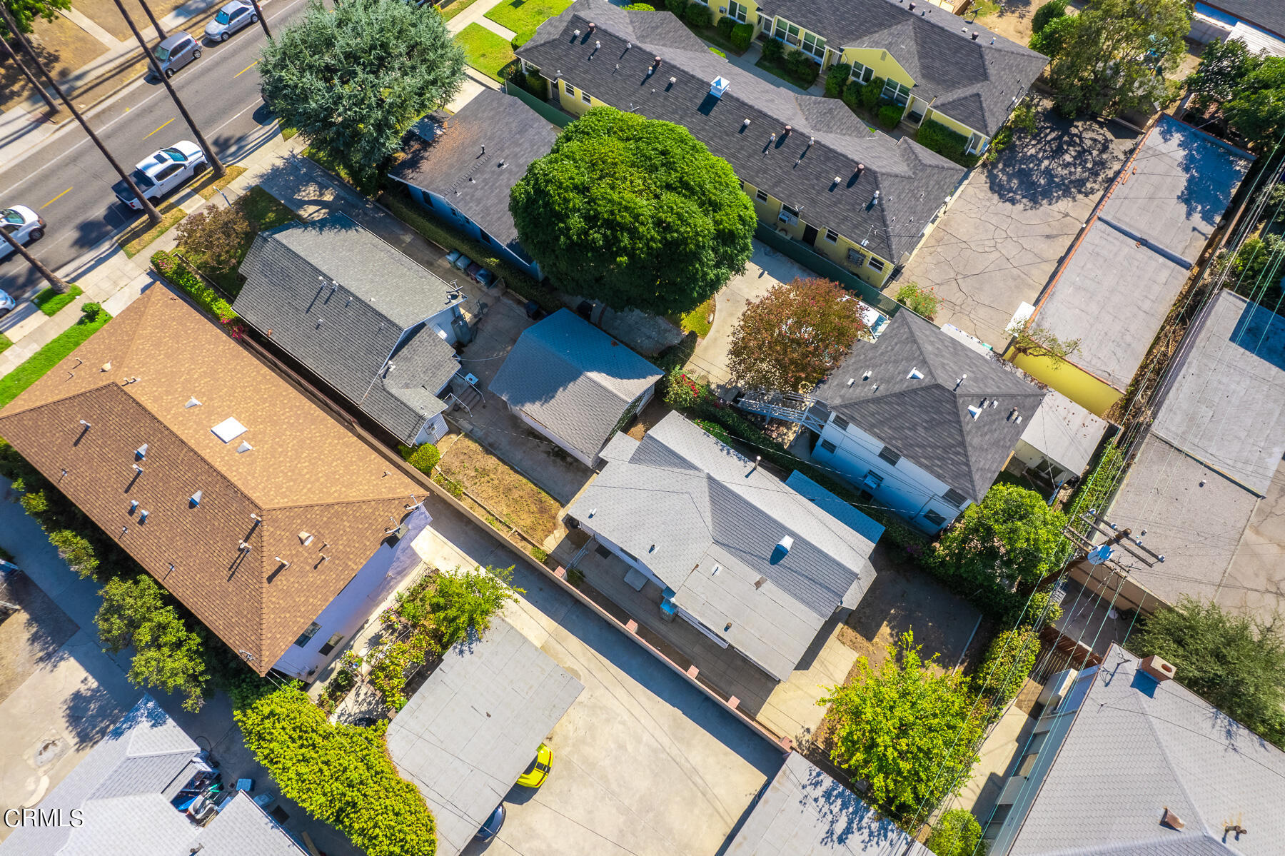 1159 Western Avenue Glendale, CA 91201 - Photo 42 of 52 an aerial view of a house with a yard and a swimming pool