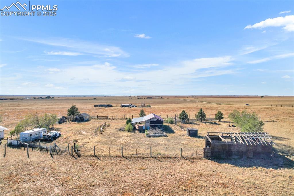 41305 Gieck Road Rush, CO 80833 - Photo 7 of 8 Bird's eye view with a rural view