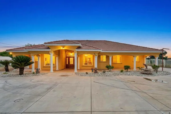 a view of a house with a outdoor space