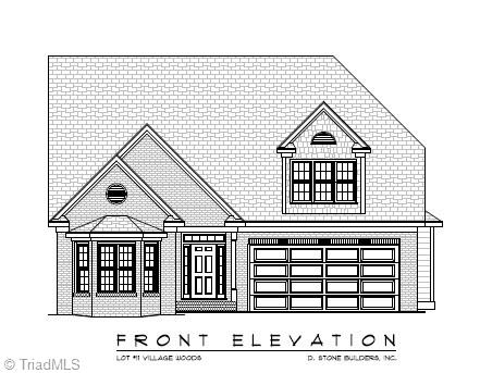 7921 Quiet Place Oak Ridge, NC 27310 - Photo 1 of 6 front of the twin home