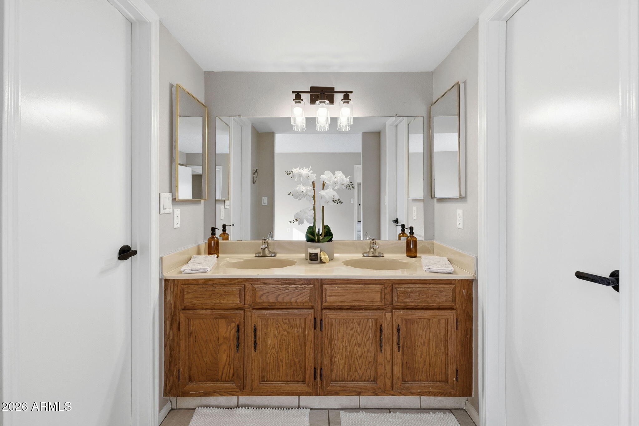 5917 East Hearn Road Scottsdale, AZ 85254 - Photo 19 of 28 a bathroom with a sink and a mirror