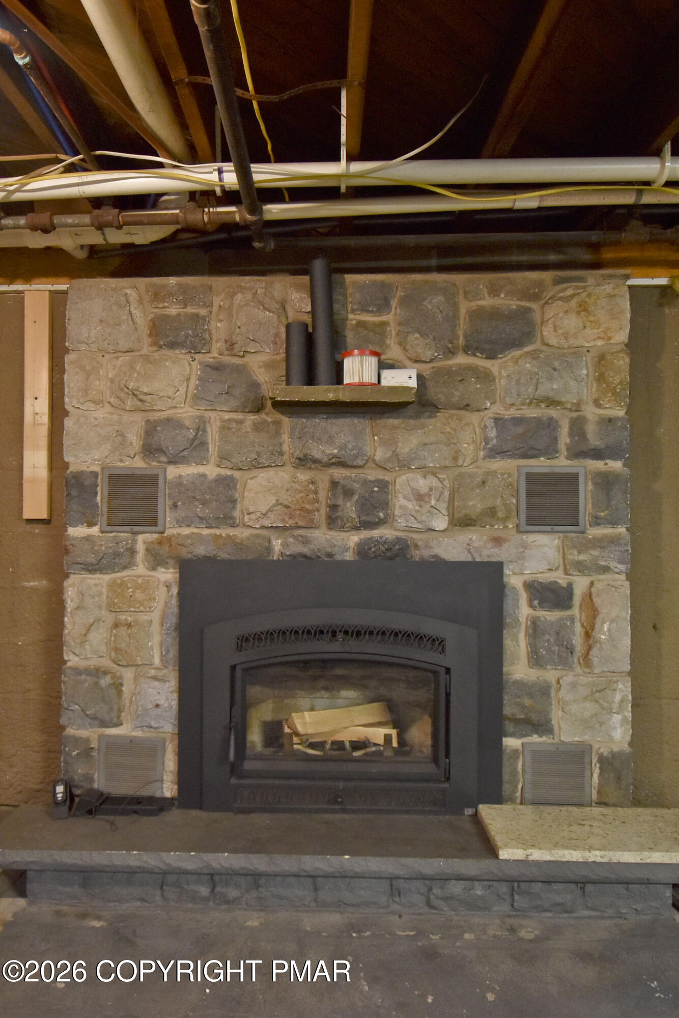 2327 Wigwam Park Road Stroudsburg, PA 18360 - Photo 39 of 53 15 Basement Fireplace