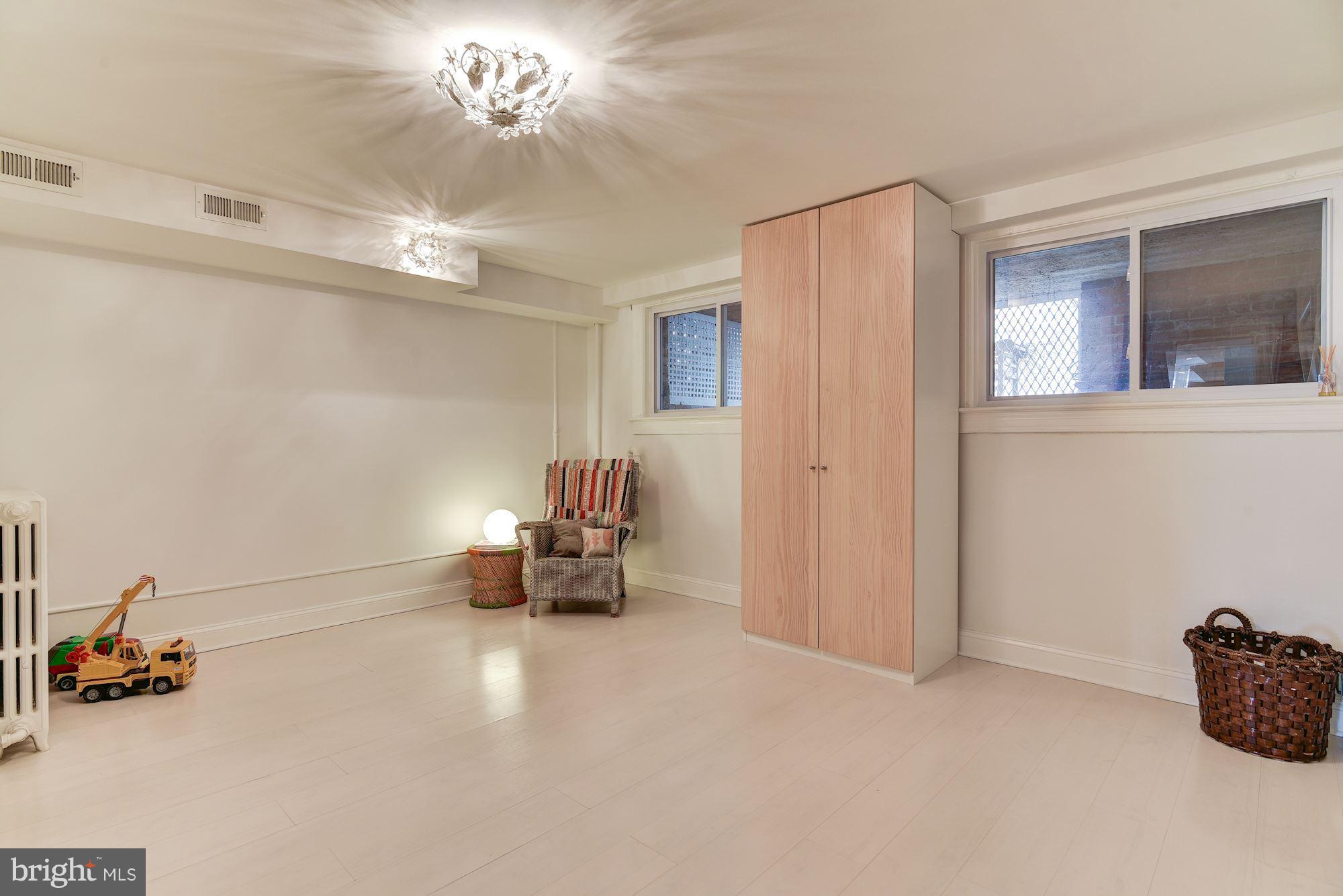 3816 Calvert Street Northwest Washington, DC 20007 - Photo 25 of 30 Lower level bonus room great for office/playroom