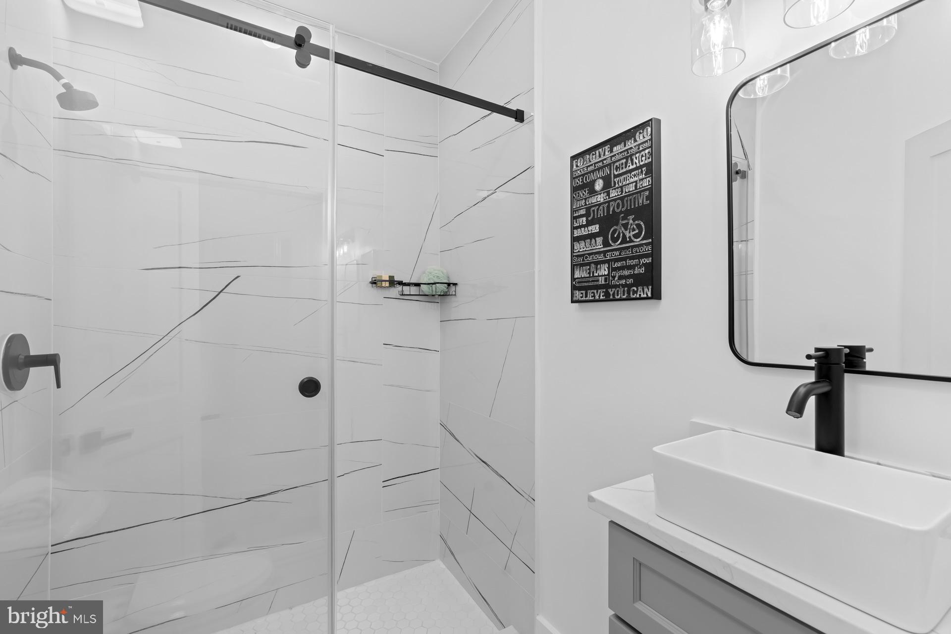 939 Shepherd Street Northwest Washington, DC 20011 - Photo 32 of 45 a bathroom with a shower