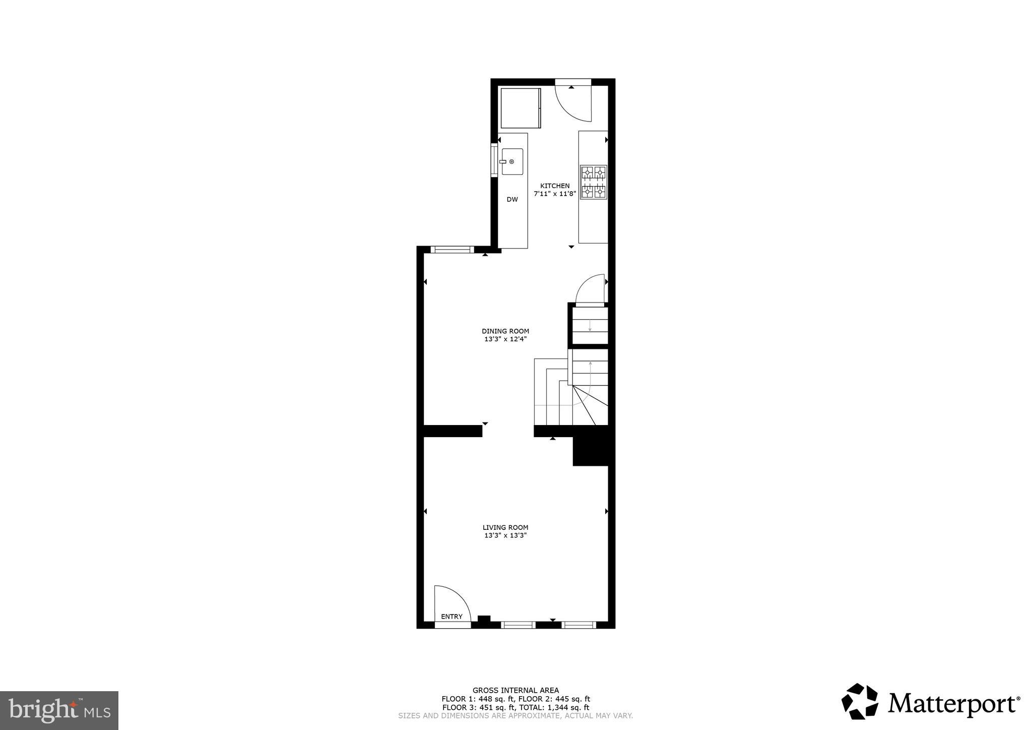 939 Shepherd Street Northwest Washington, DC 20011 - Photo 43 of 45 a picture of a floor plan