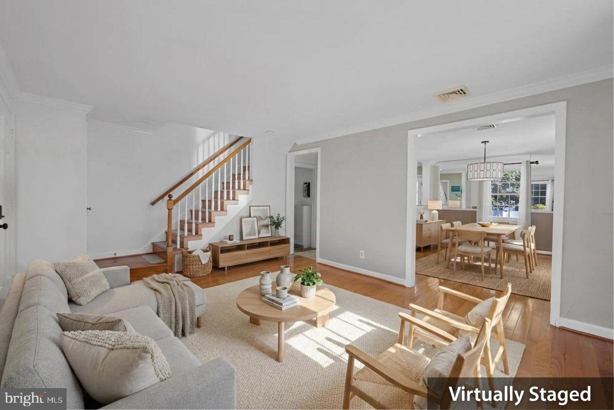 2713 Cheswolde Road Baltimore, MD 21209 - Photo 10 of 47 Virtually staged Living and Dining Rooms