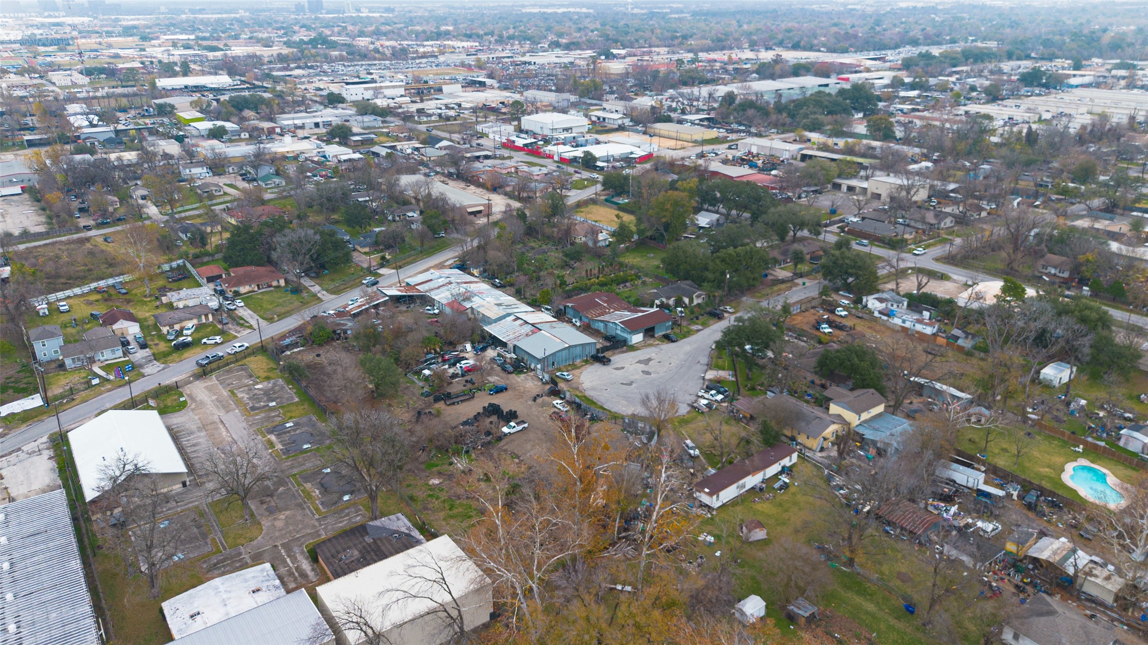 521 Blue Bell Road Houston, TX 77037 - Photo 18 of 29 an aerial view of a house with yard