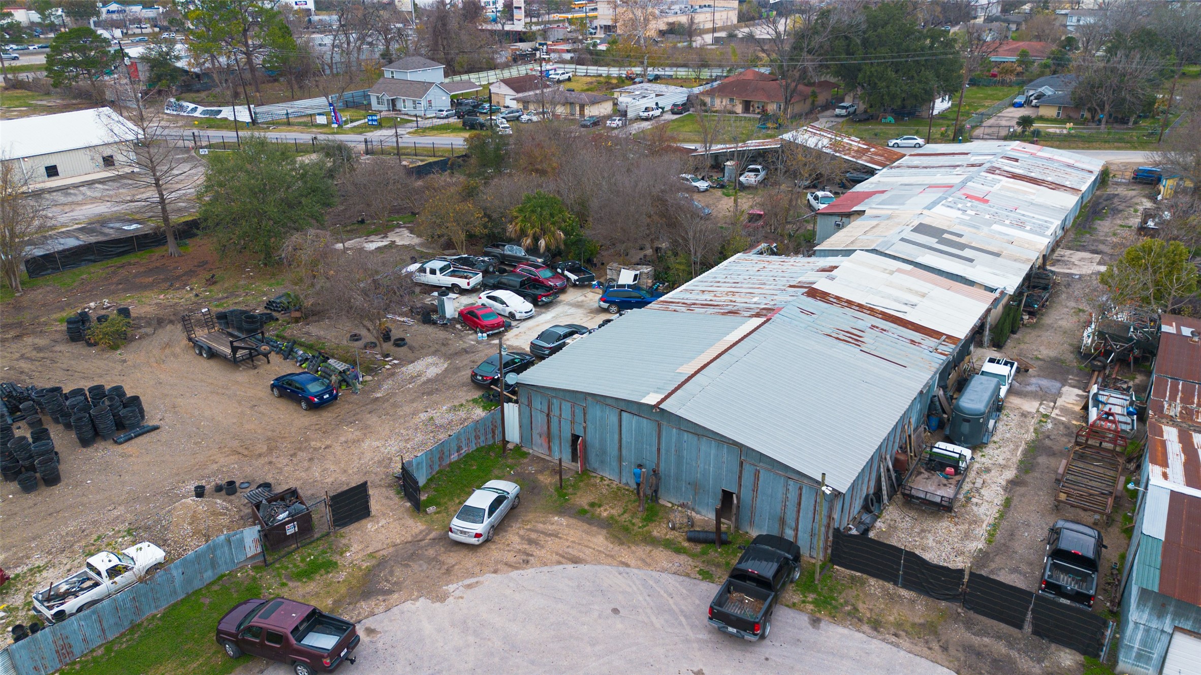 521 Blue Bell Road Houston, TX 77037 - Photo 2 of 29 an aerial view of a house with garden space and sitting area