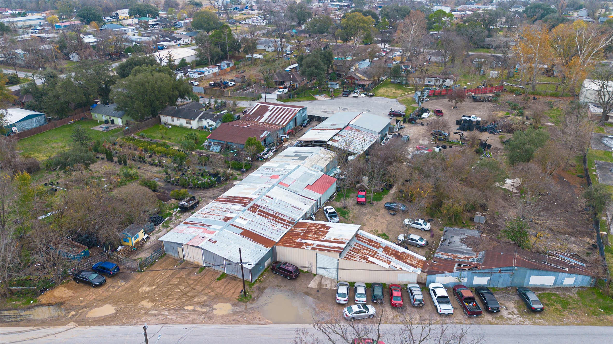 521 Blue Bell Road Houston, TX 77037 - Photo 21 of 29 an aerial view of a city with lots of residential buildings