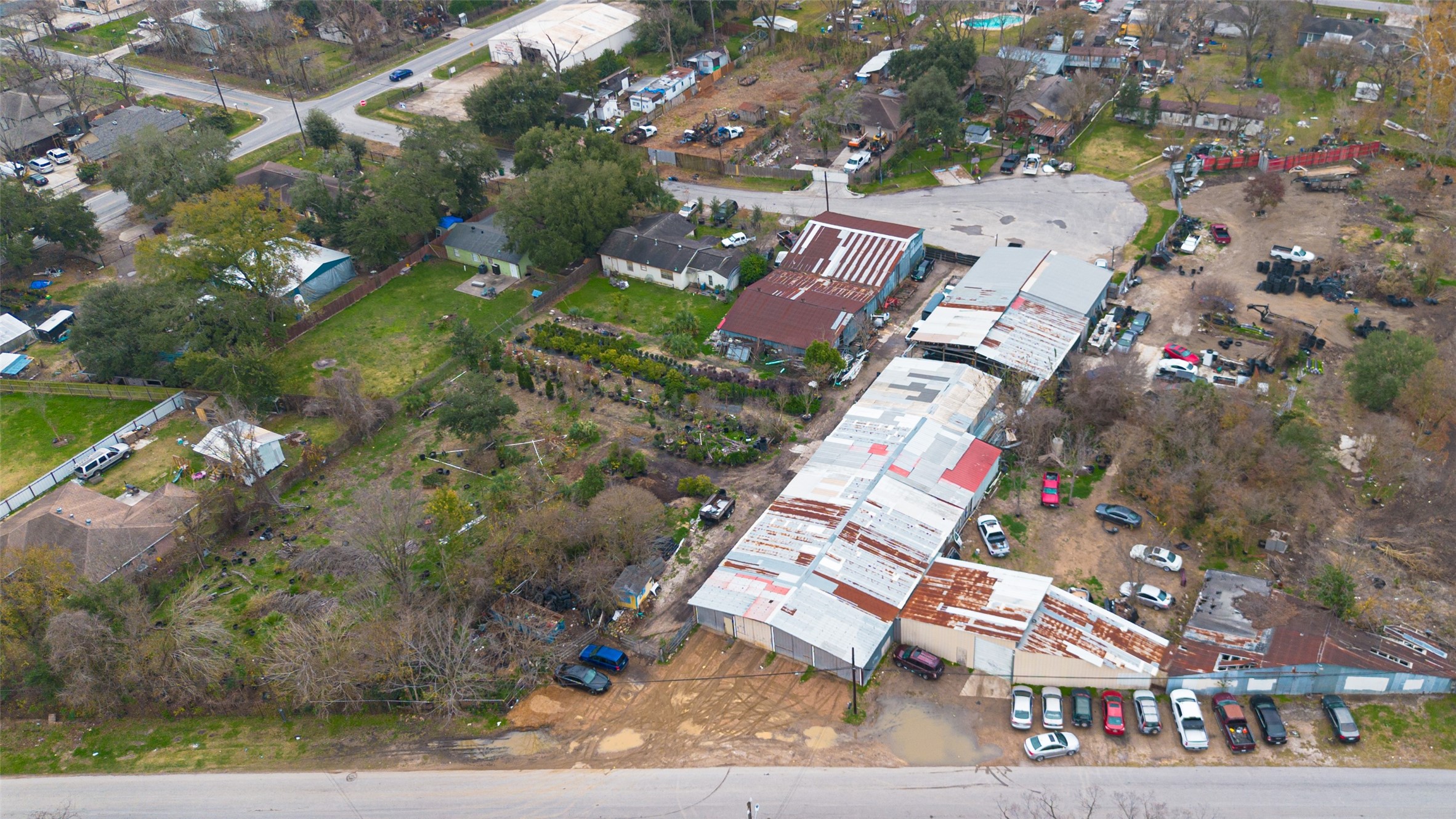 521 Blue Bell Road Houston, TX 77037 - Photo 22 of 29 an aerial view of a city with lots of residential buildings