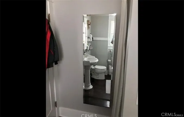 a view of a bathroom