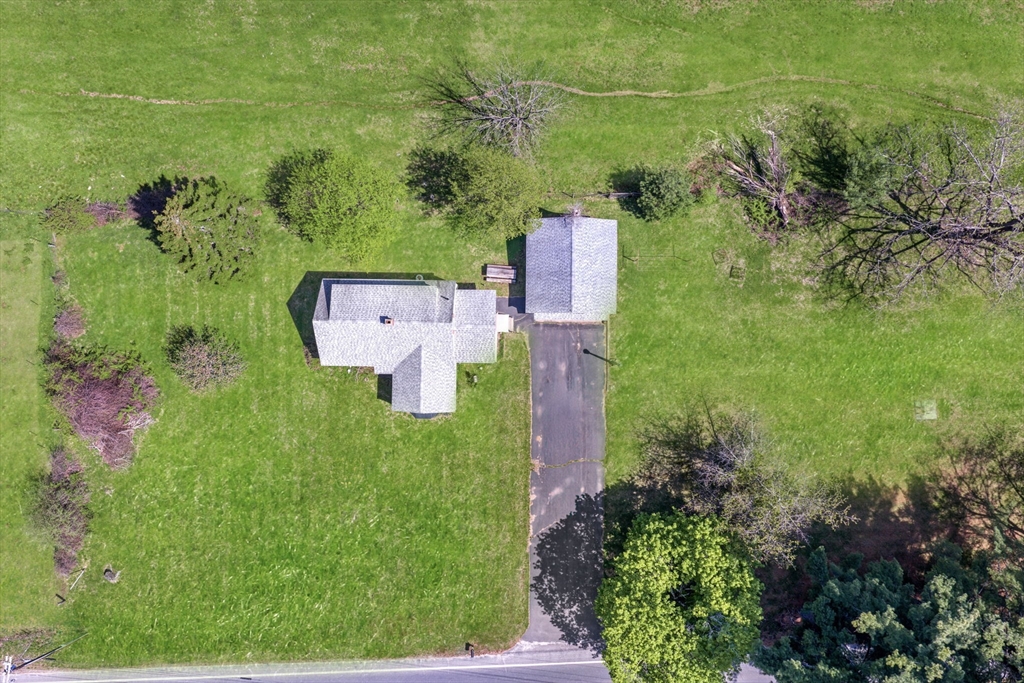 17 Moose Brook Road Southampton, MA 01073 - Photo 33 of 38 an aerial view of residential house with outdoor space and trees all around