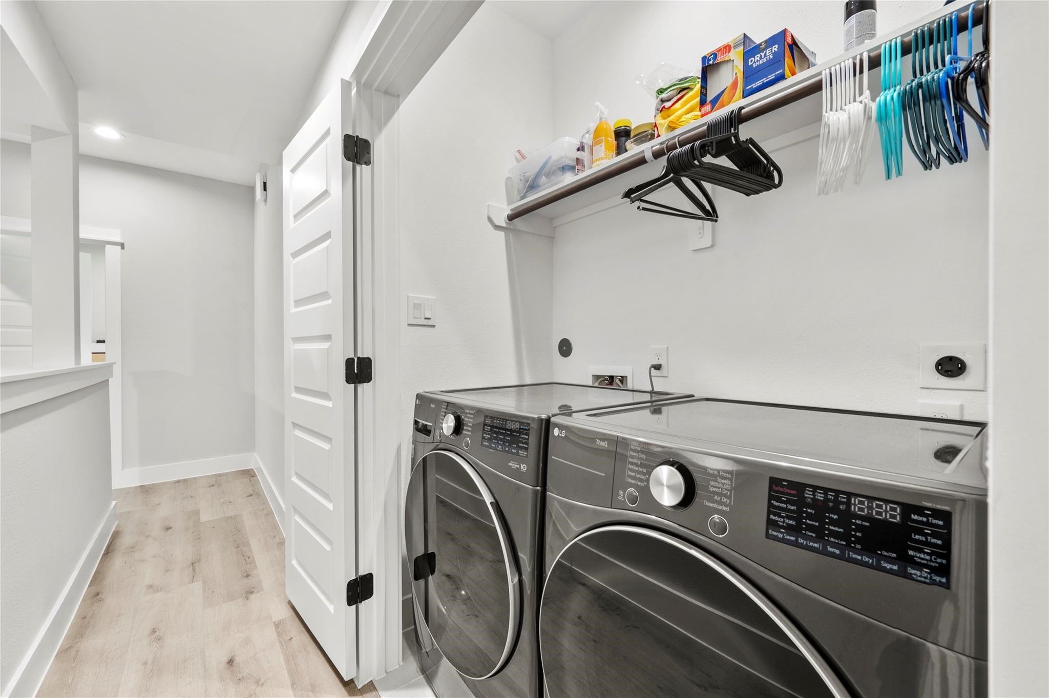 2105 Sam Wilson Street, Unit A Houston, TX 77020 - Photo 11 of 22 a utility room with dryer and washer