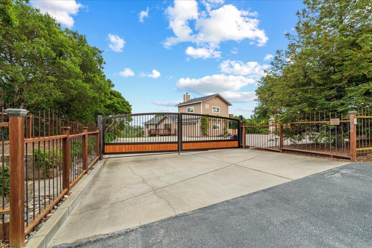a view of an outdoor space with swimming pool