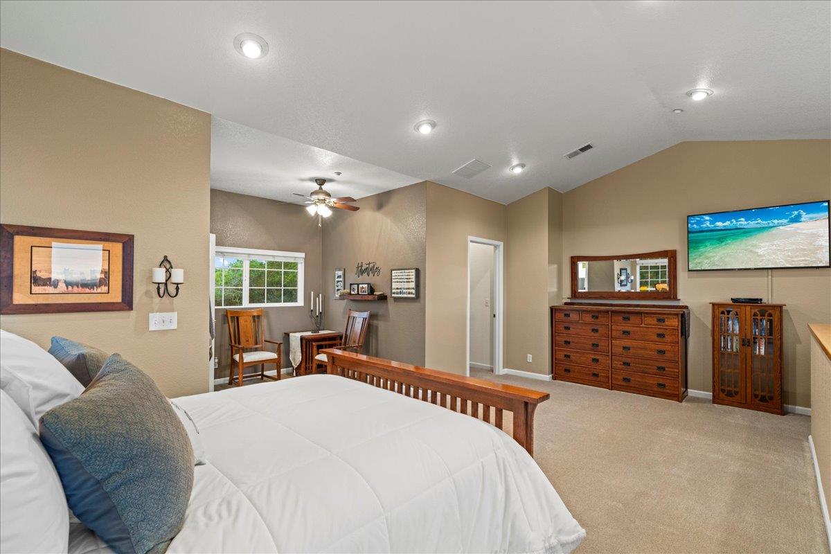 6980 Timeview Way Prunedale, CA 93907 - Photo 12 of 47 a bedroom with a large bed and furniture