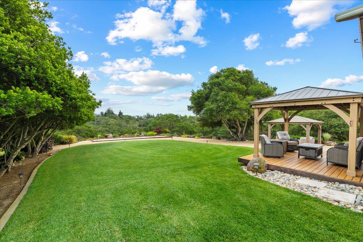 6980 Timeview Way Prunedale, CA 93907 - Photo 27 of 47 a view of a patio with a yard