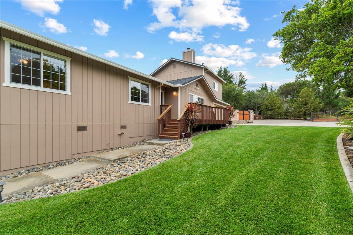 6980 Timeview Way Prunedale, CA 93907 - Photo 3 of 47 a front view of house with garden