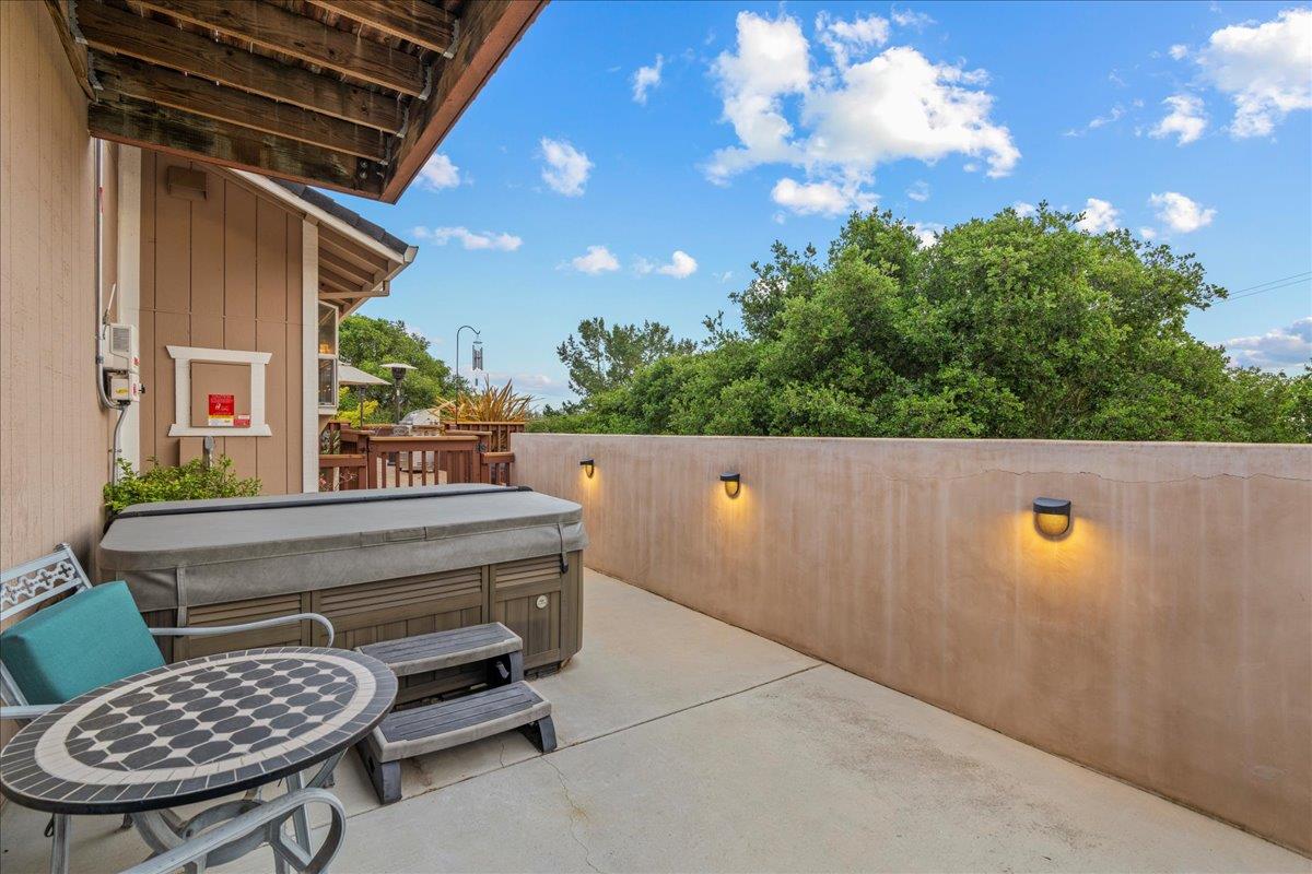 6980 Timeview Way Prunedale, CA 93907 - Photo 34 of 47 a backyard of a house with table and chairs
