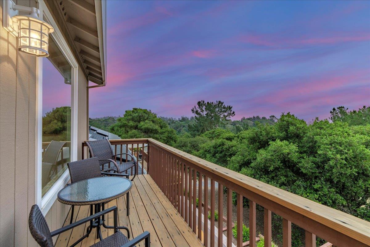6980 Timeview Way Prunedale, CA 93907 - Photo 43 of 47 a balcony with wooden floor and outdoor seating