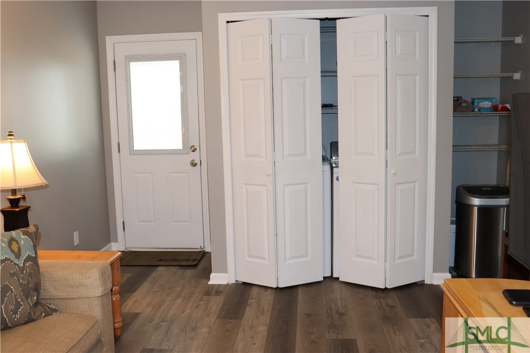 11 Ropemaker Court, Unit FURNISHED Savannah, GA 31410 - Photo 15 of 40 Rear Entrance with New Door (Laundry Area)