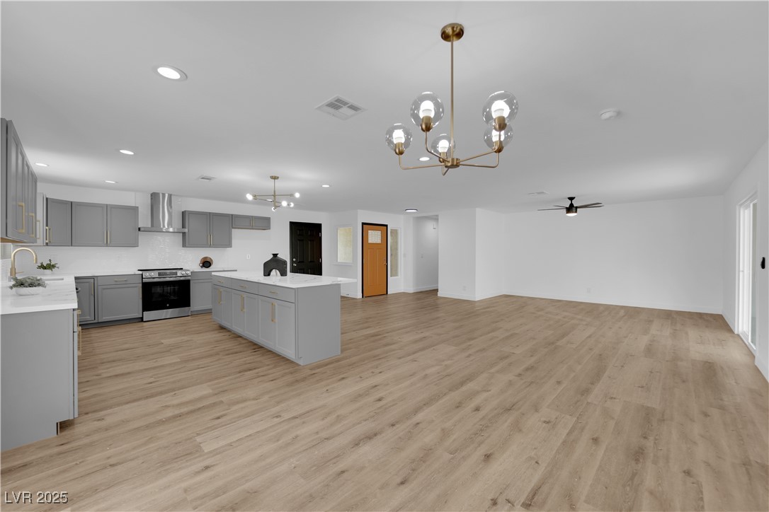 3228 Robin Circle Las Vegas, NV 89121 - Photo 12 of 45 Kitchen with stainless steel electric range oven,