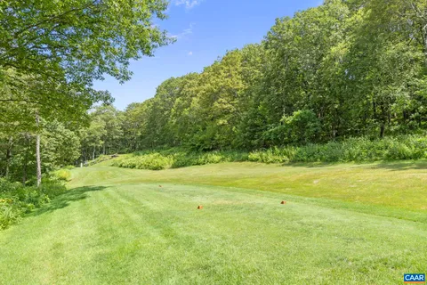 a view of an ocean from a yard