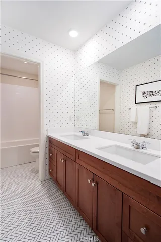 a view of a room with rack on the wall