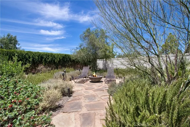 a view of a lake with building in the background