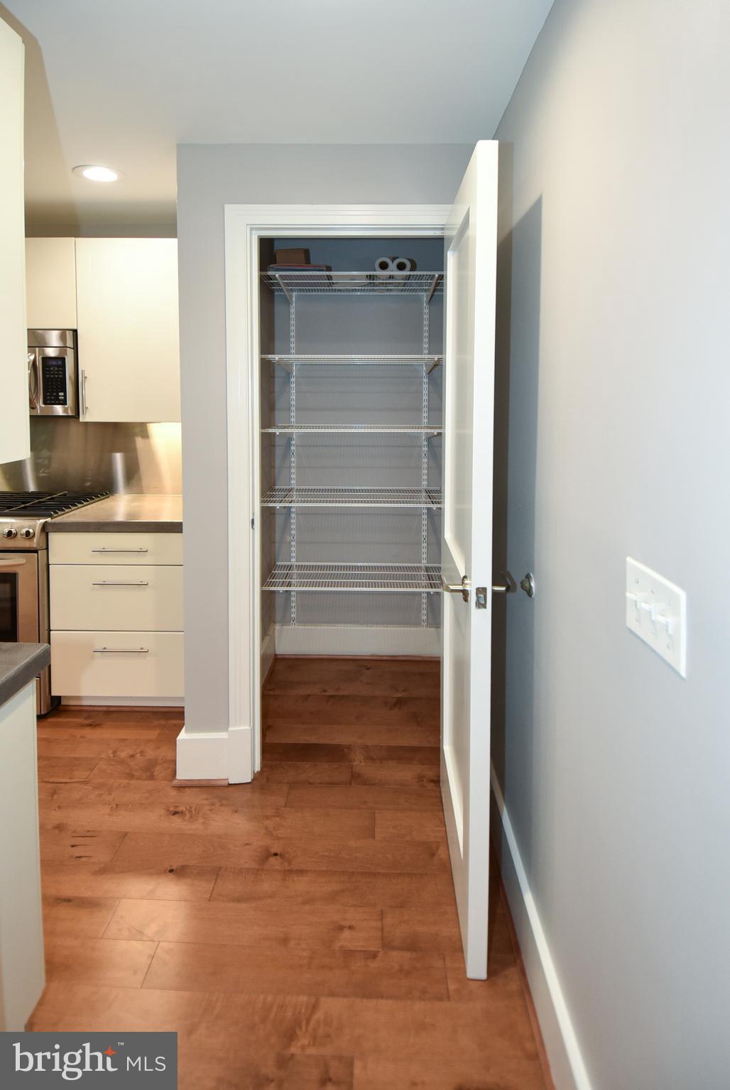 2100 11th Street Northwest, Unit G02 Washington, DC 20001 - Photo 21 of 36 a view of walk in closet with empty racks