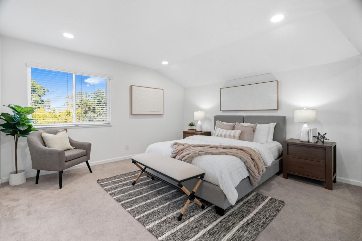 24392 Machado Court Hayward, CA 94541 - Photo 31 of 48 a bedroom with a bed and chair