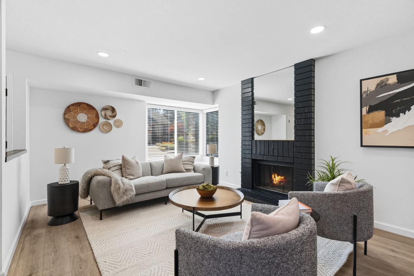 24392 Machado Court Hayward, CA 94541 - Photo 6 of 48 a living room with furniture and a fireplace